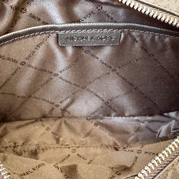 Michael Kors Jet Set Chain Crossbody Bag + Coin ID Key Holder Wallet MK Black - Picture 10 of 16